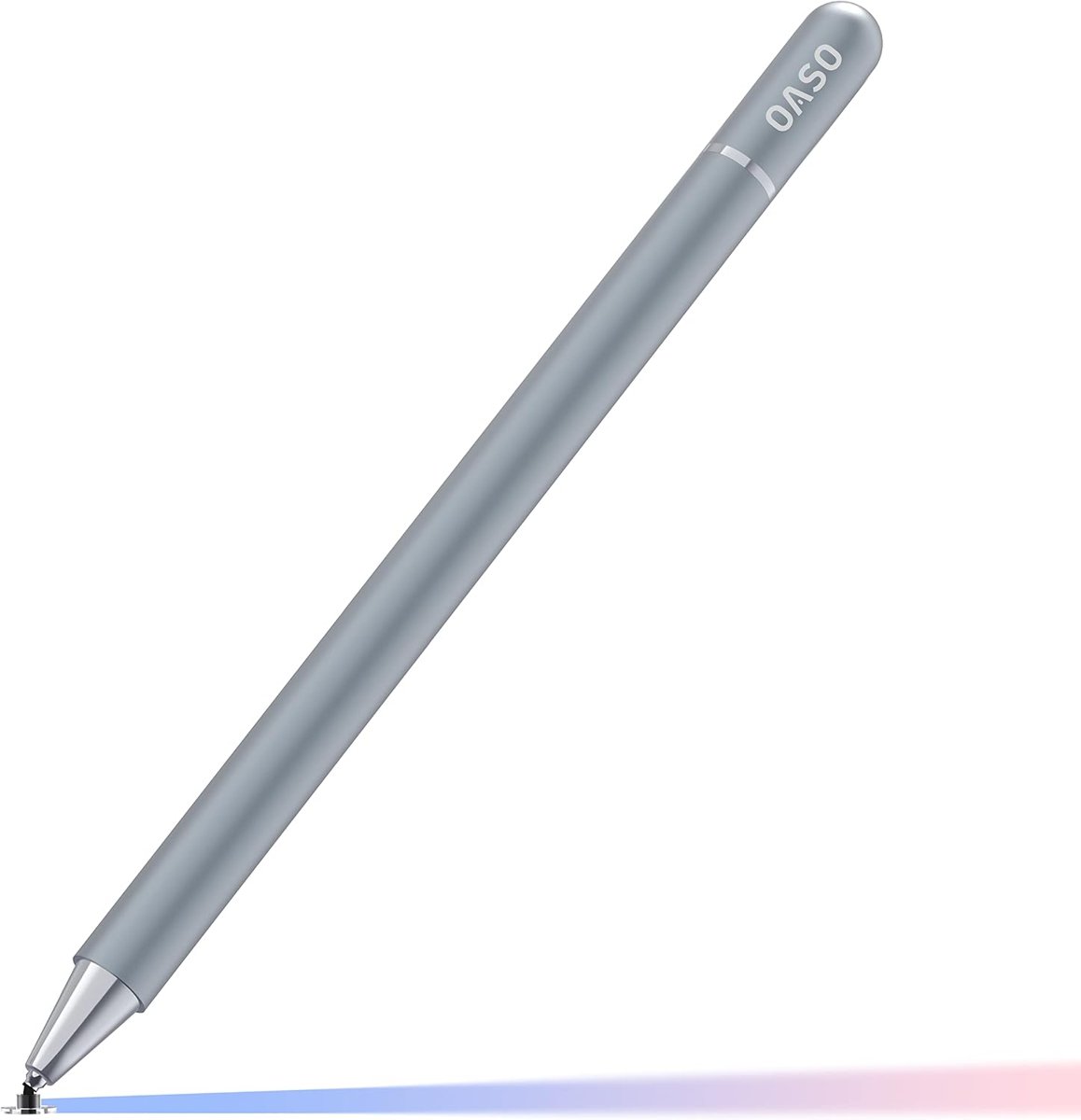 OASO Disc Tip Stylus with Magnet Cap — Silver